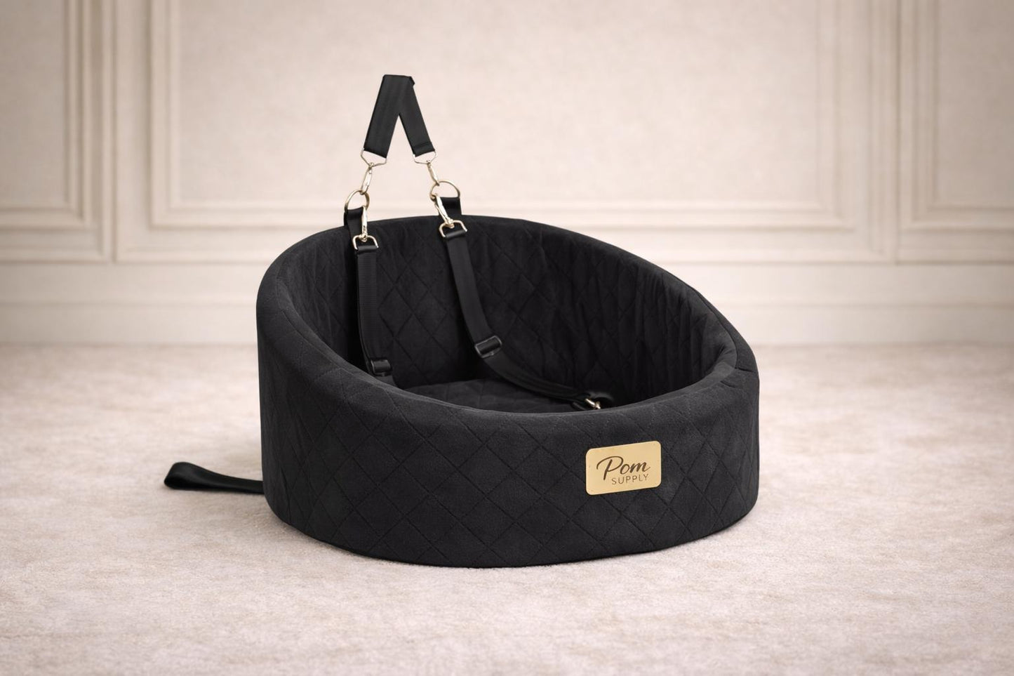 PomSupply Originals™ Luxury Travel Seat – Black Edition