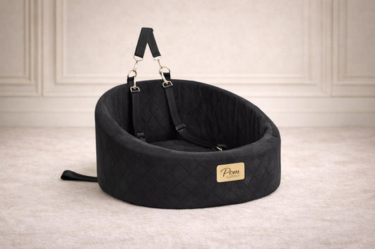 PomSupply Originals™ Luxury Travel Seat – Black Edition